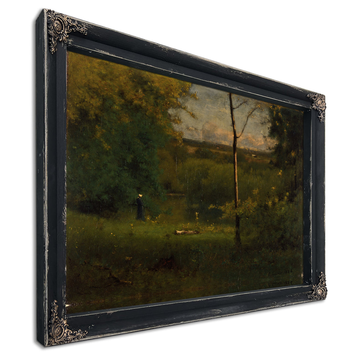 Looking Over River 1886 By George Inness