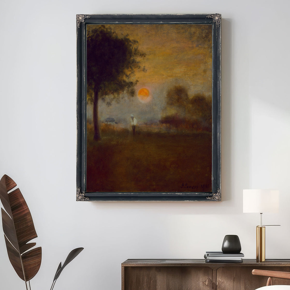 Moonrise By George Inness