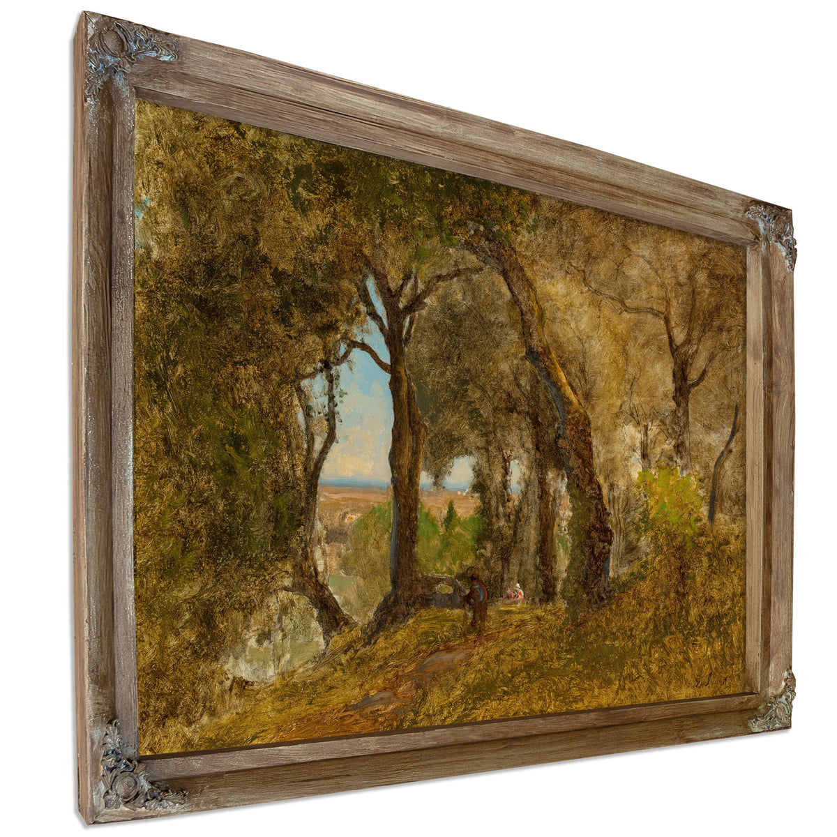 Olives Albano Italy By George Inness