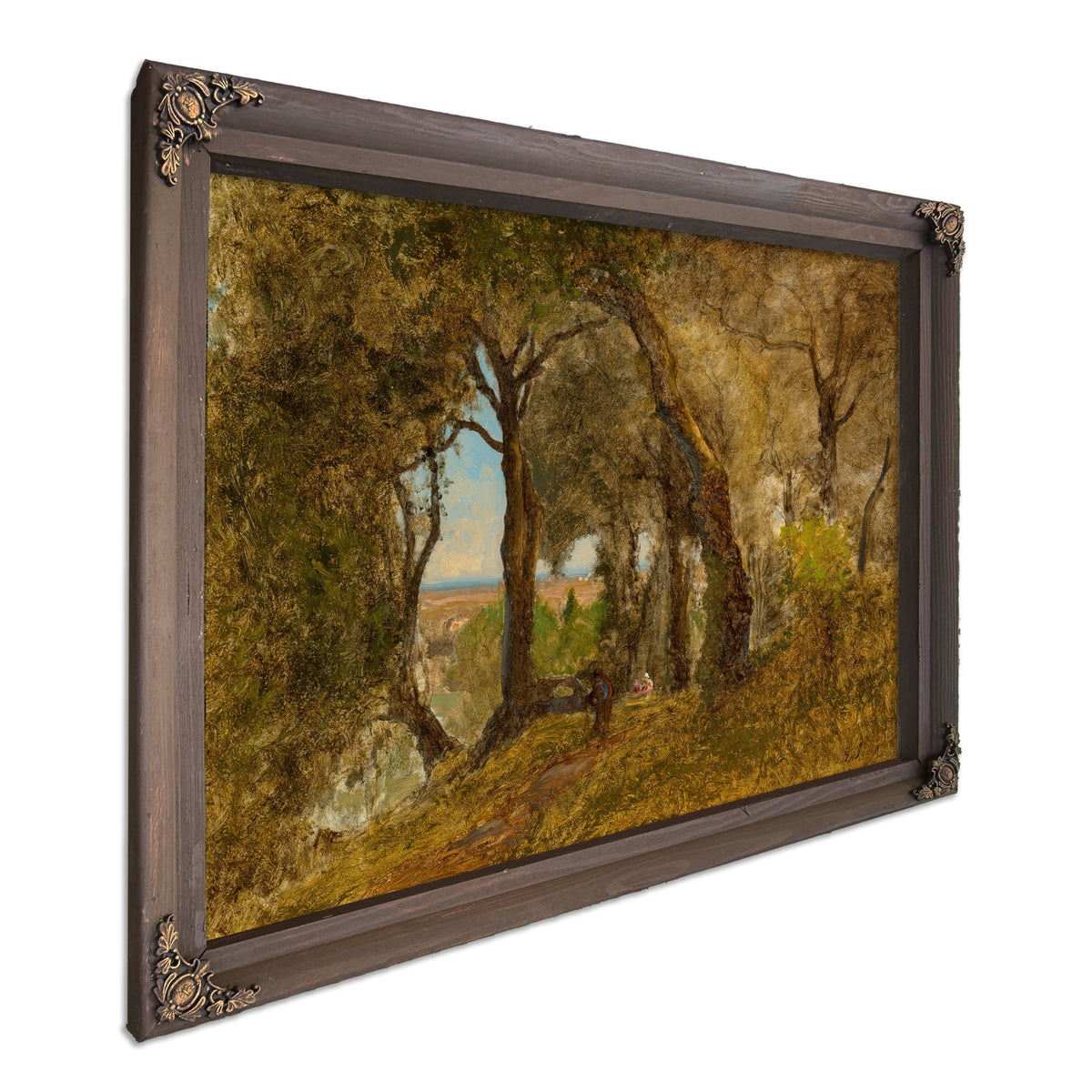 Olives Albano Italy By George Inness