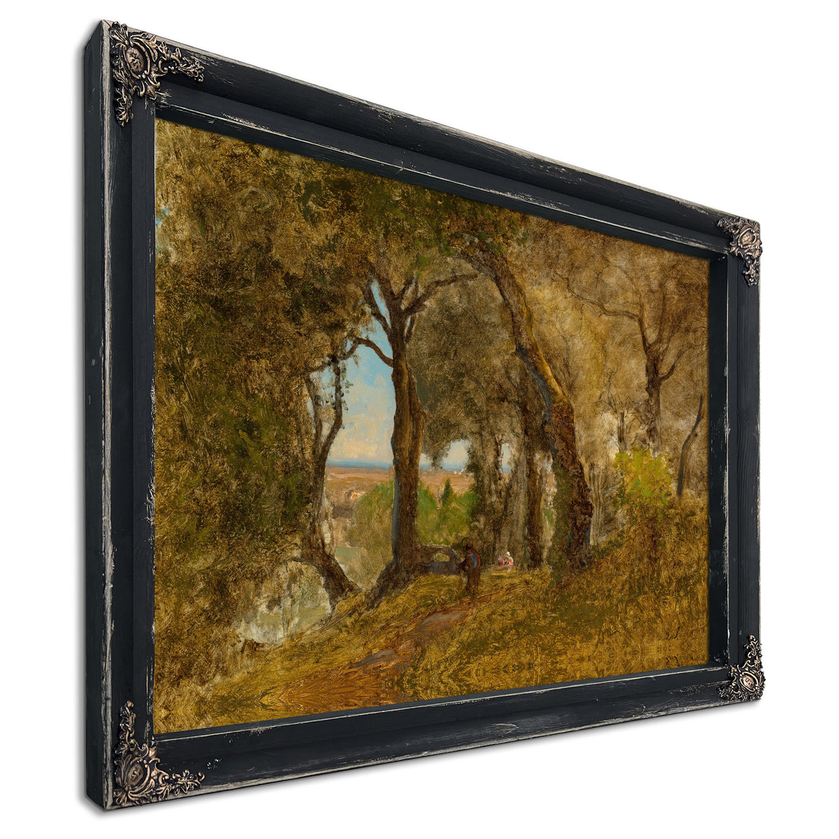 Olives Albano Italy By George Inness