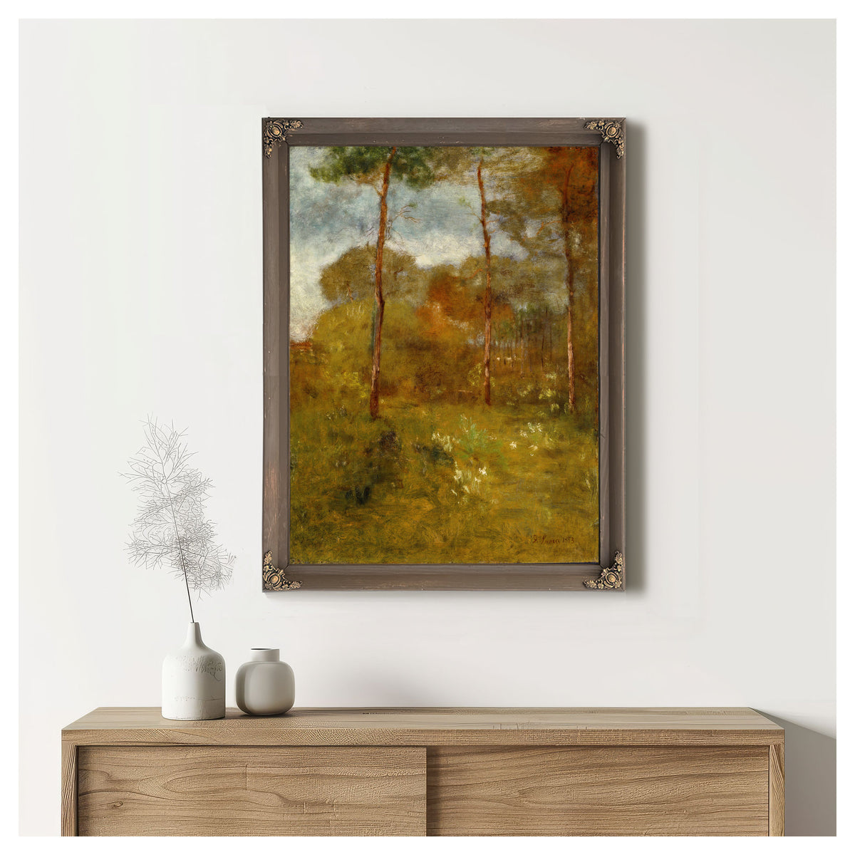 Orange Road Tarpon Springs 1893 By George Inness