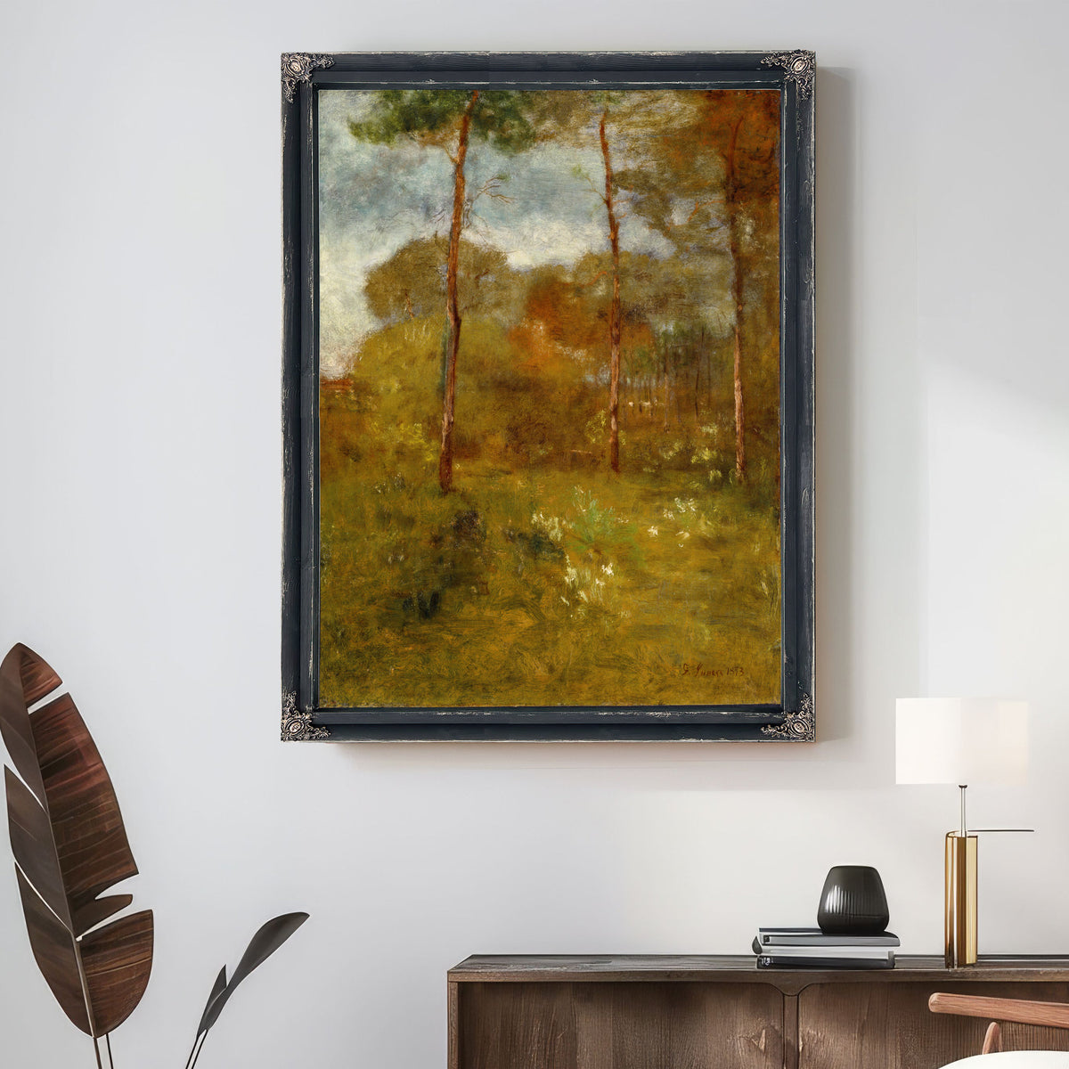 Orange Road Tarpon Springs 1893 By George Inness
