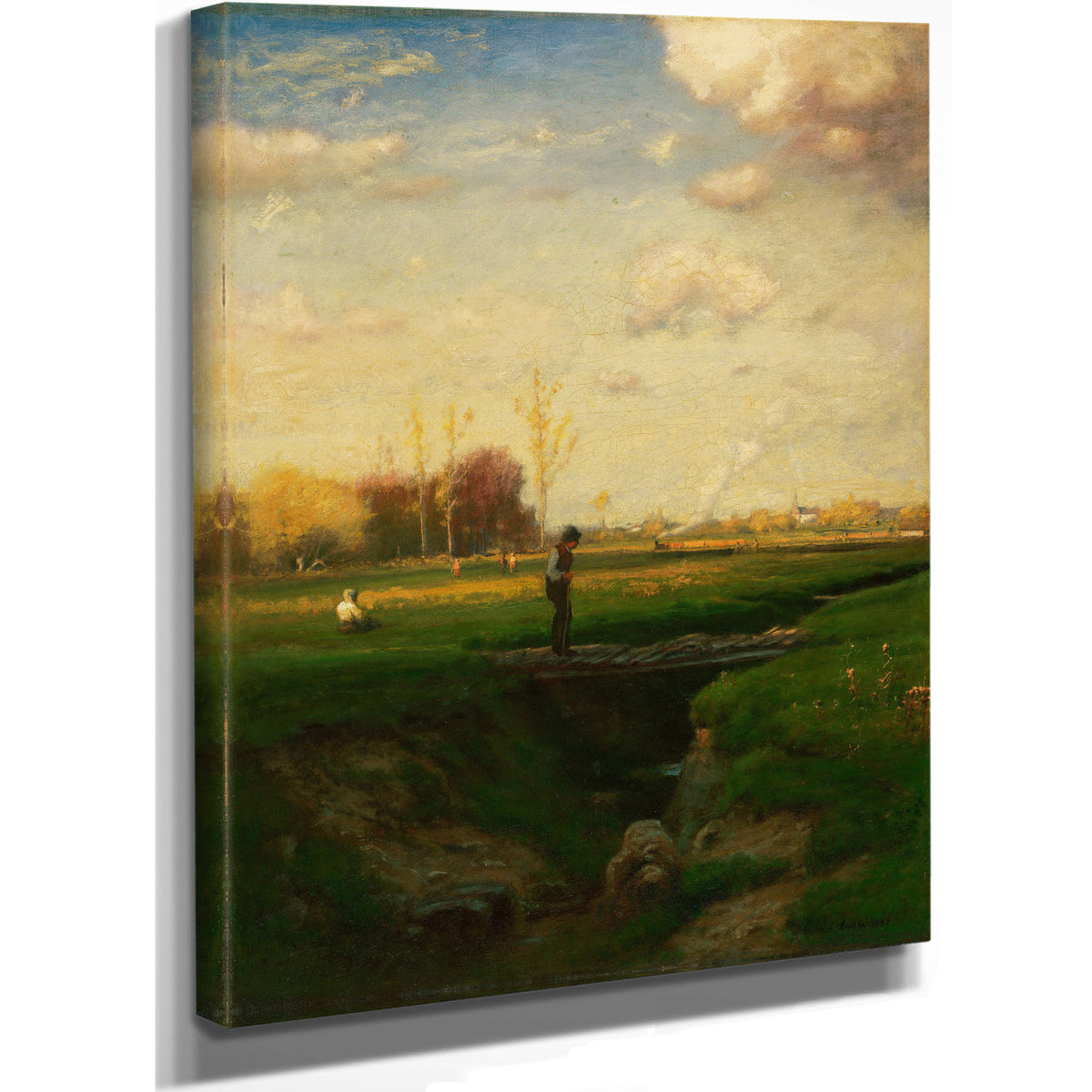 Short Cut Watchung Station New Jersey By George Inness