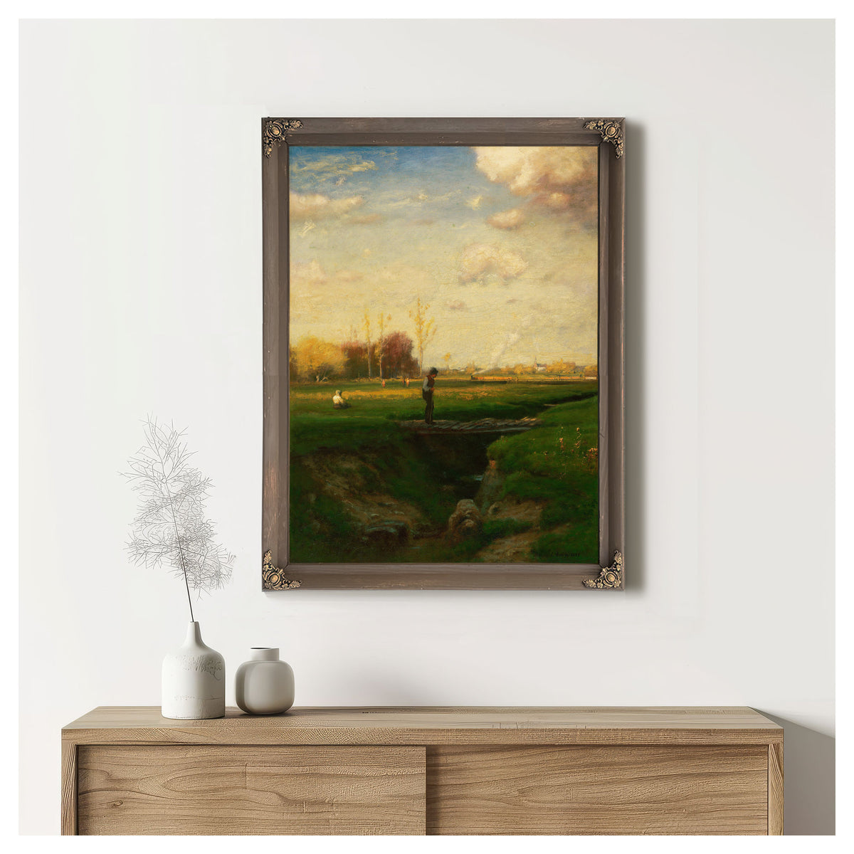 Short Cut Watchung Station New Jersey By George Inness