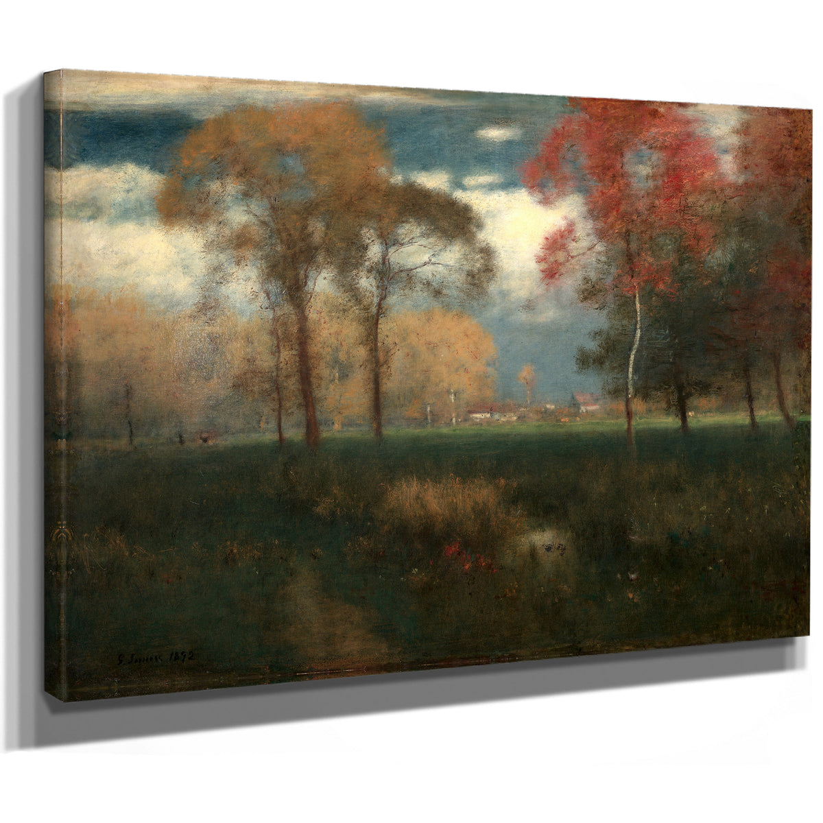 Sunny Autumn Day 1892 By George Inness