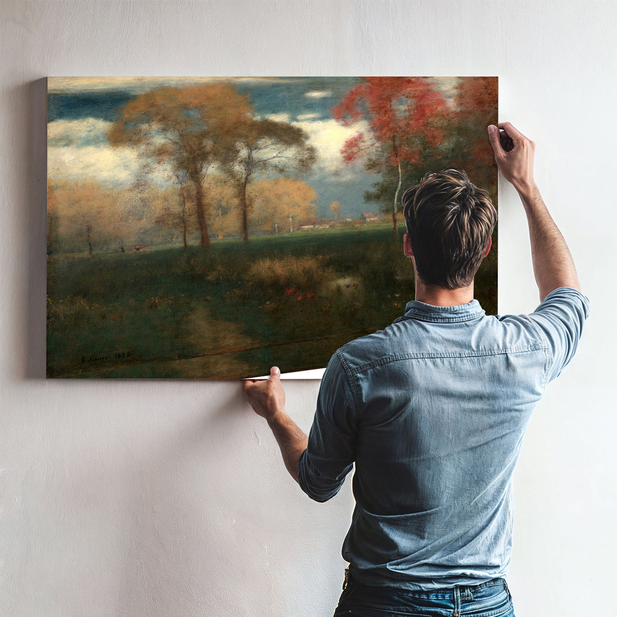 Sunny Autumn Day 1892 By George Inness