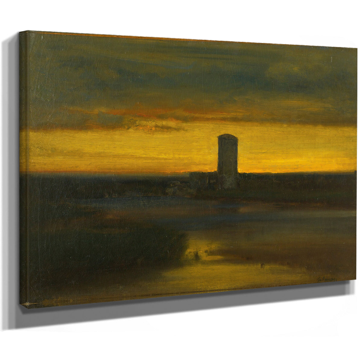 The After Glow Italy Circa 1873 By George Inness