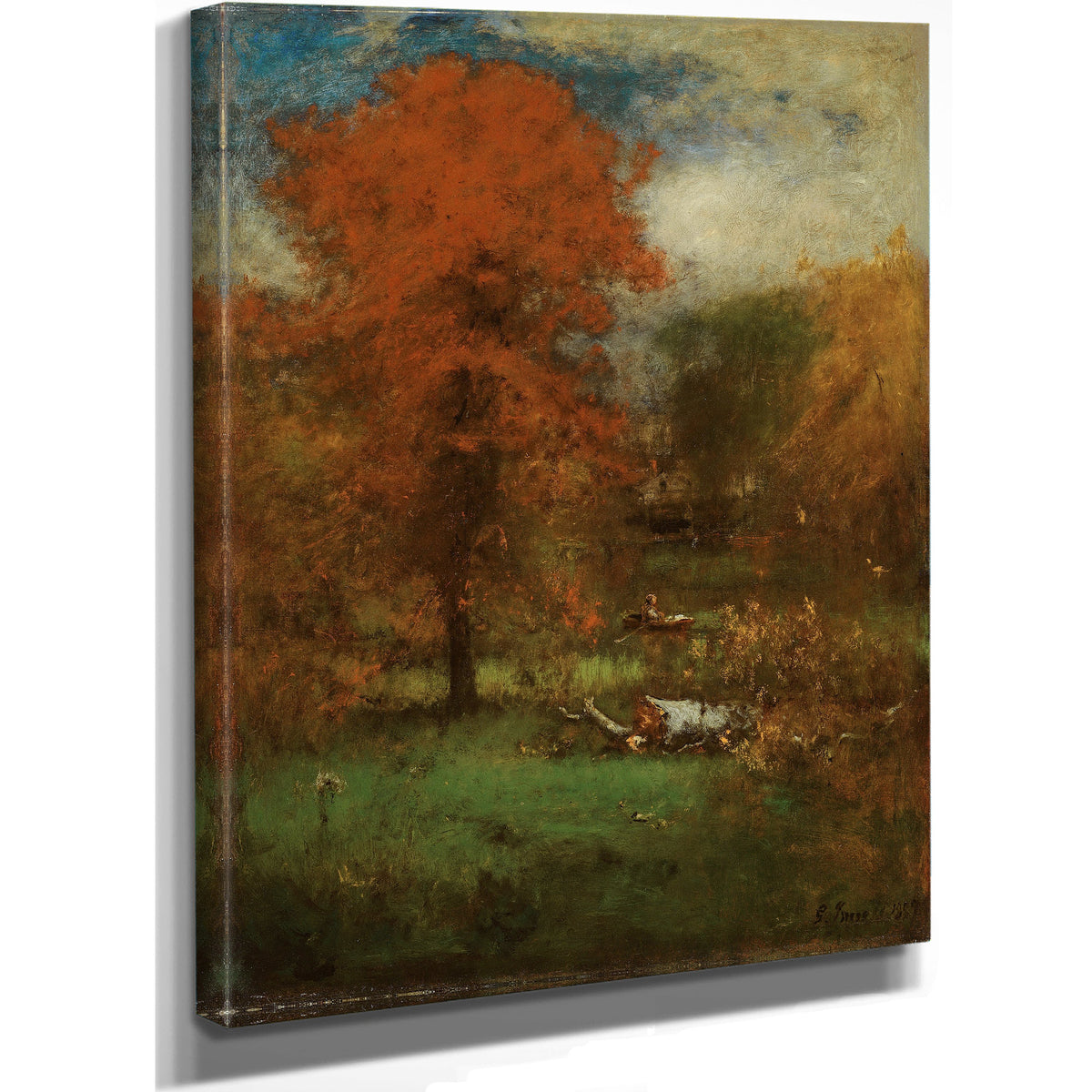 The Mill Pond 1889 By George Inness