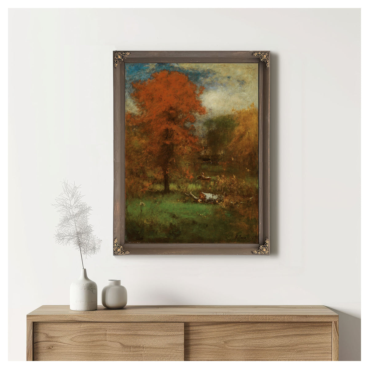 The Mill Pond 1889 By George Inness