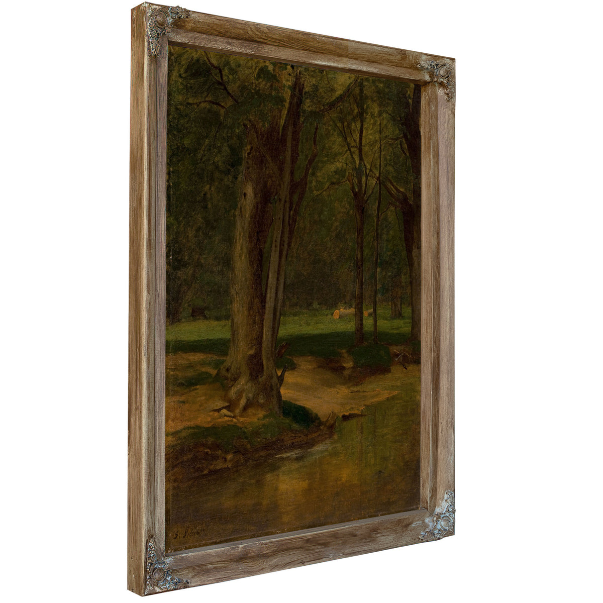 Trout Stream North Conway By George Inness