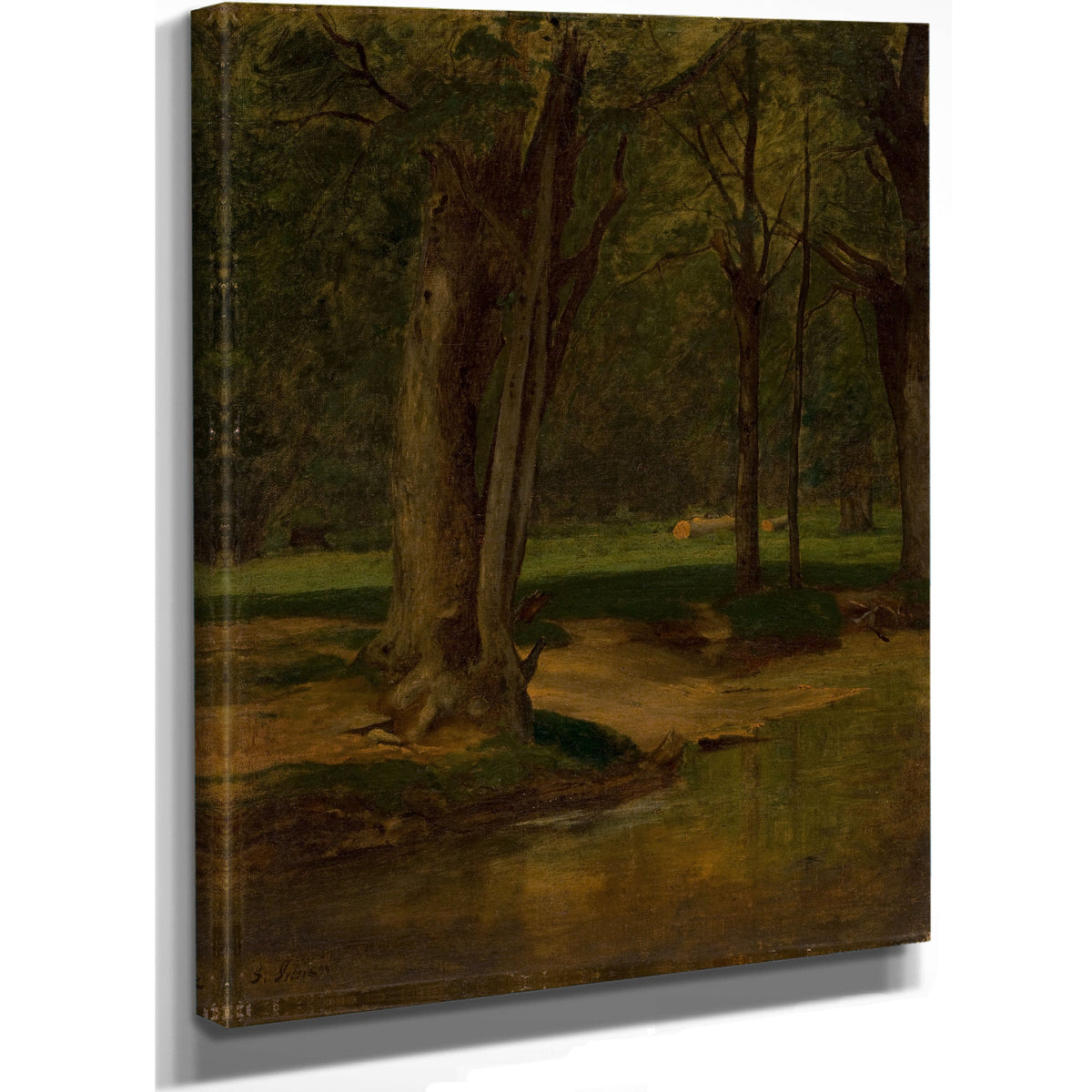 Trout Stream North Conway By George Inness