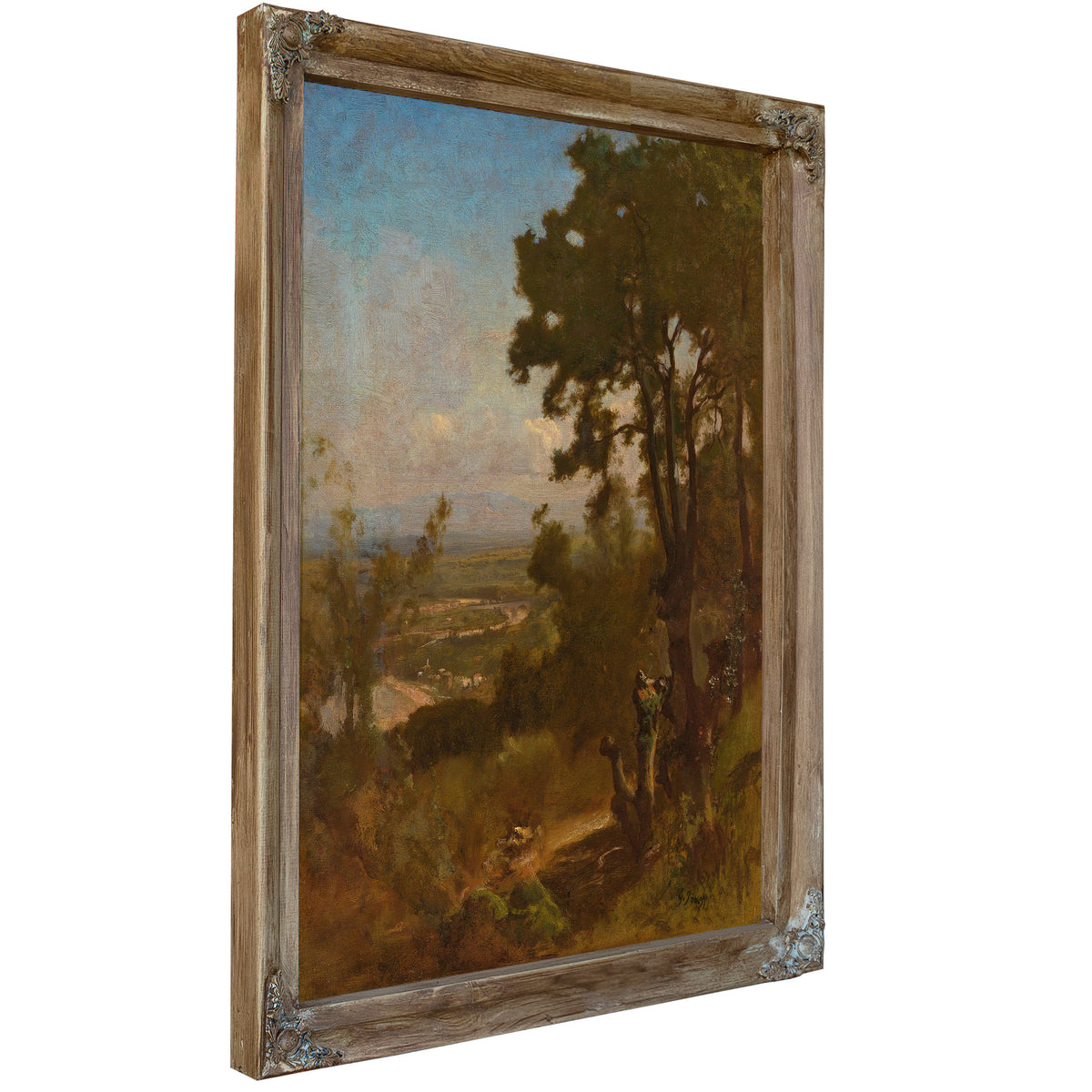 Valley Near Perugia By George Inness