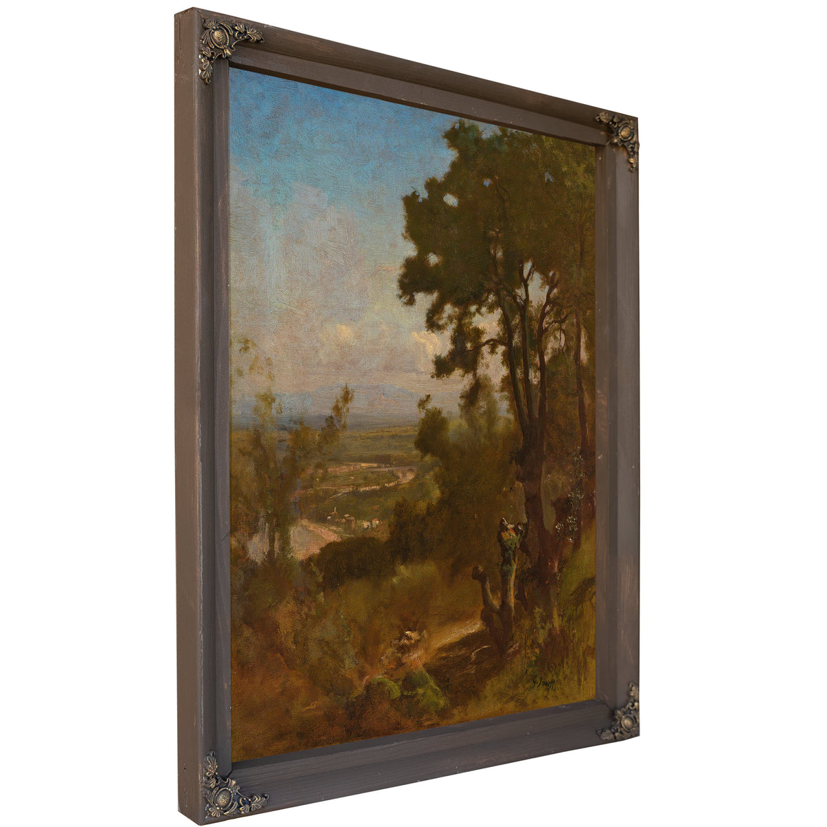 Valley Near Perugia By George Inness