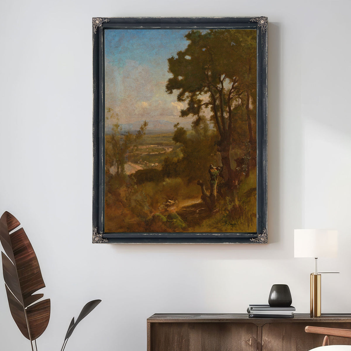 Valley Near Perugia By George Inness