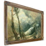 Glacier And Source Of The Arveron Going Up To The Mer De Glace By Jwm Turner