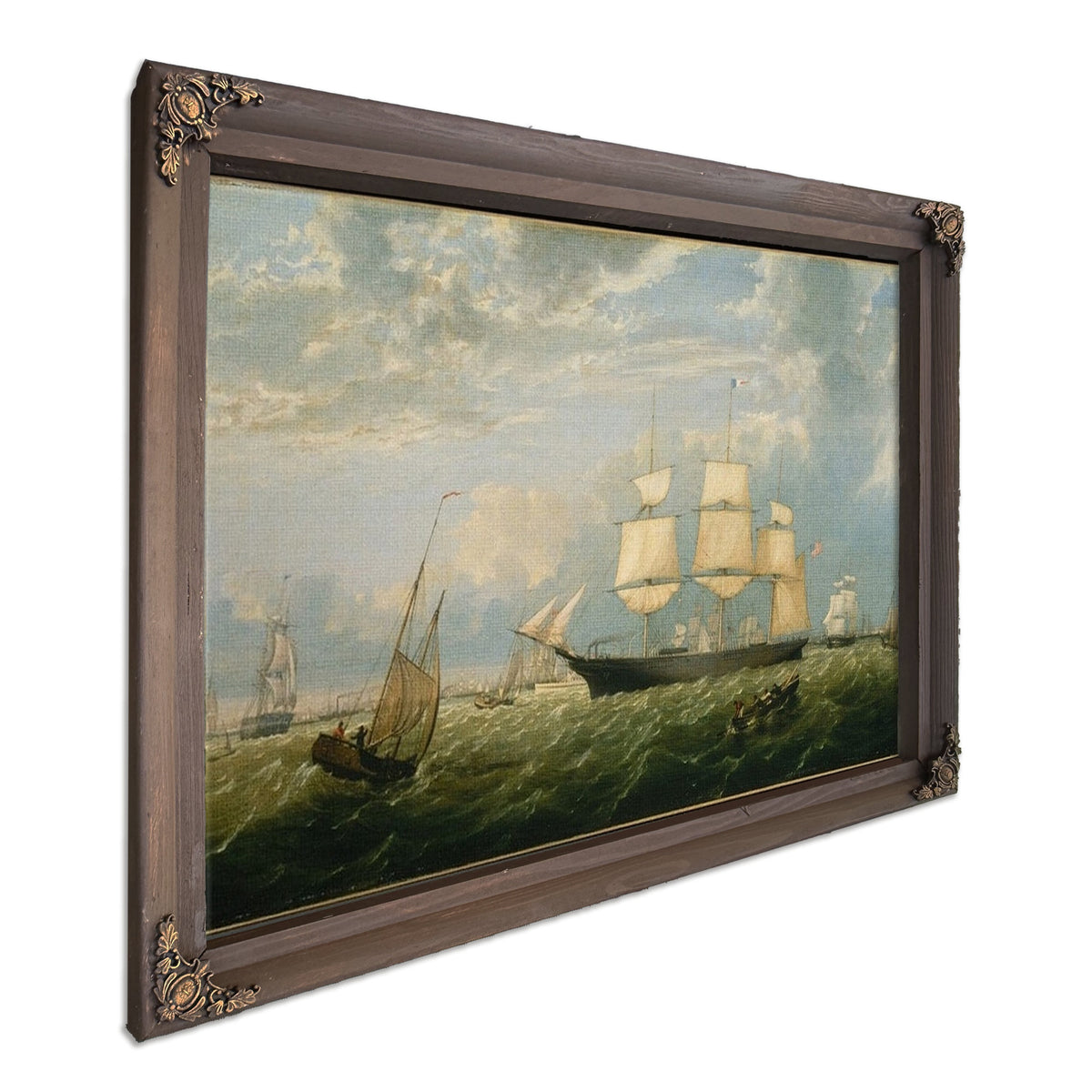 Golden State Entering New York Harbor By Fitz Henry Lane