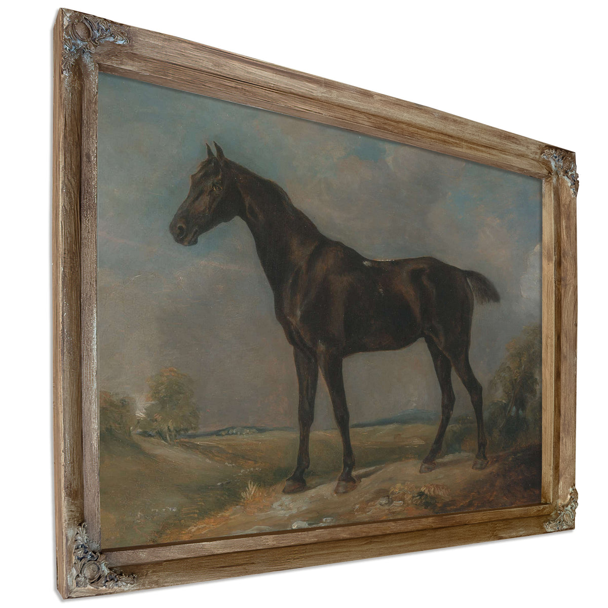 Golding Constables Black Riding Horse by John Constable