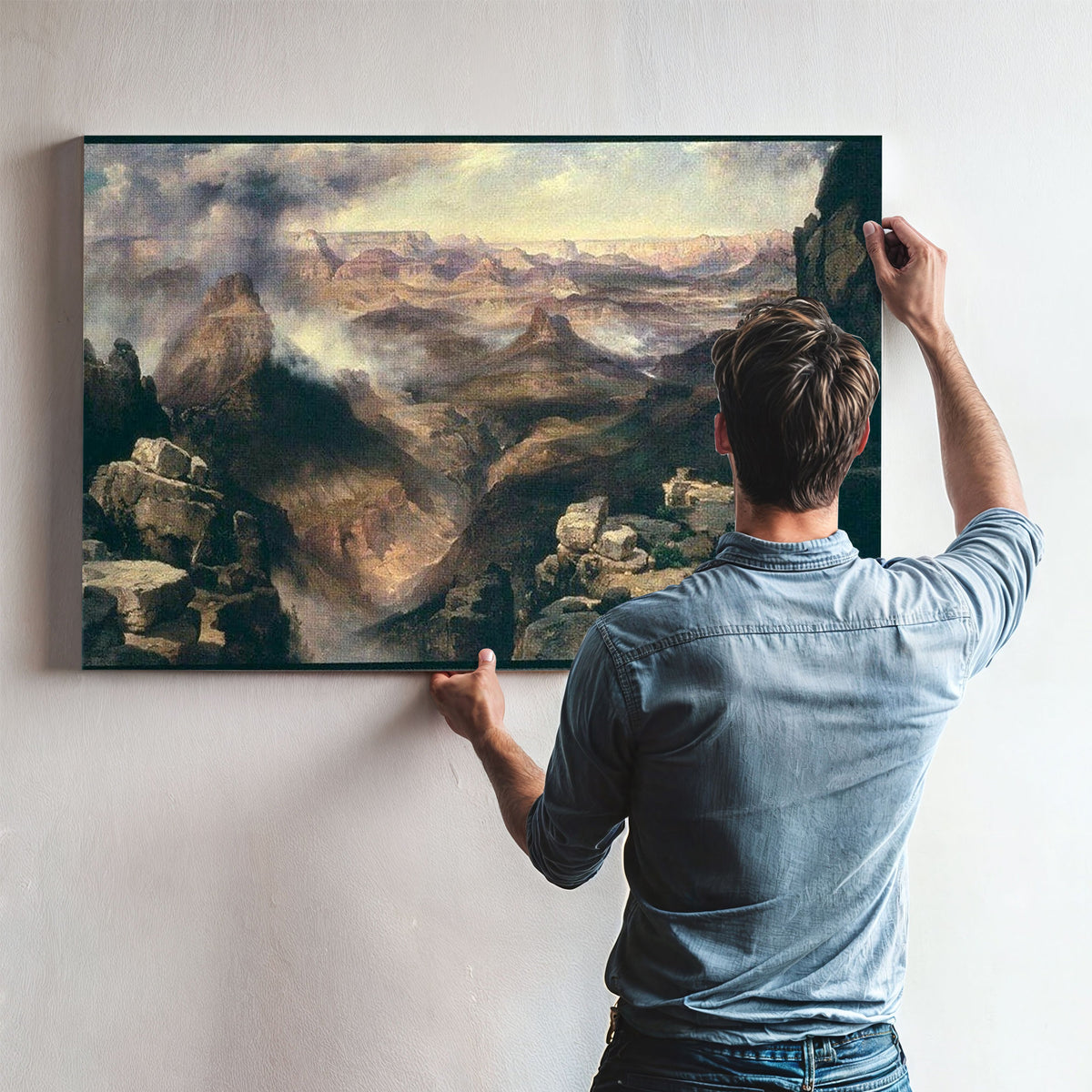 Grand Canyon Of The Colorado River By Thomas Moran