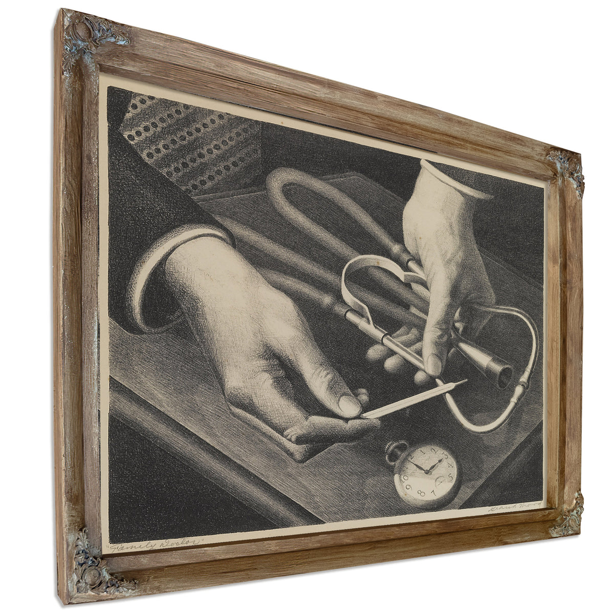 Family Doctor By Grant Wood