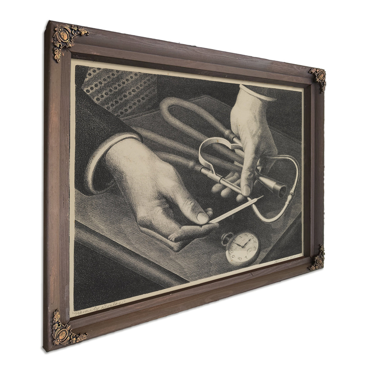 Family Doctor By Grant Wood