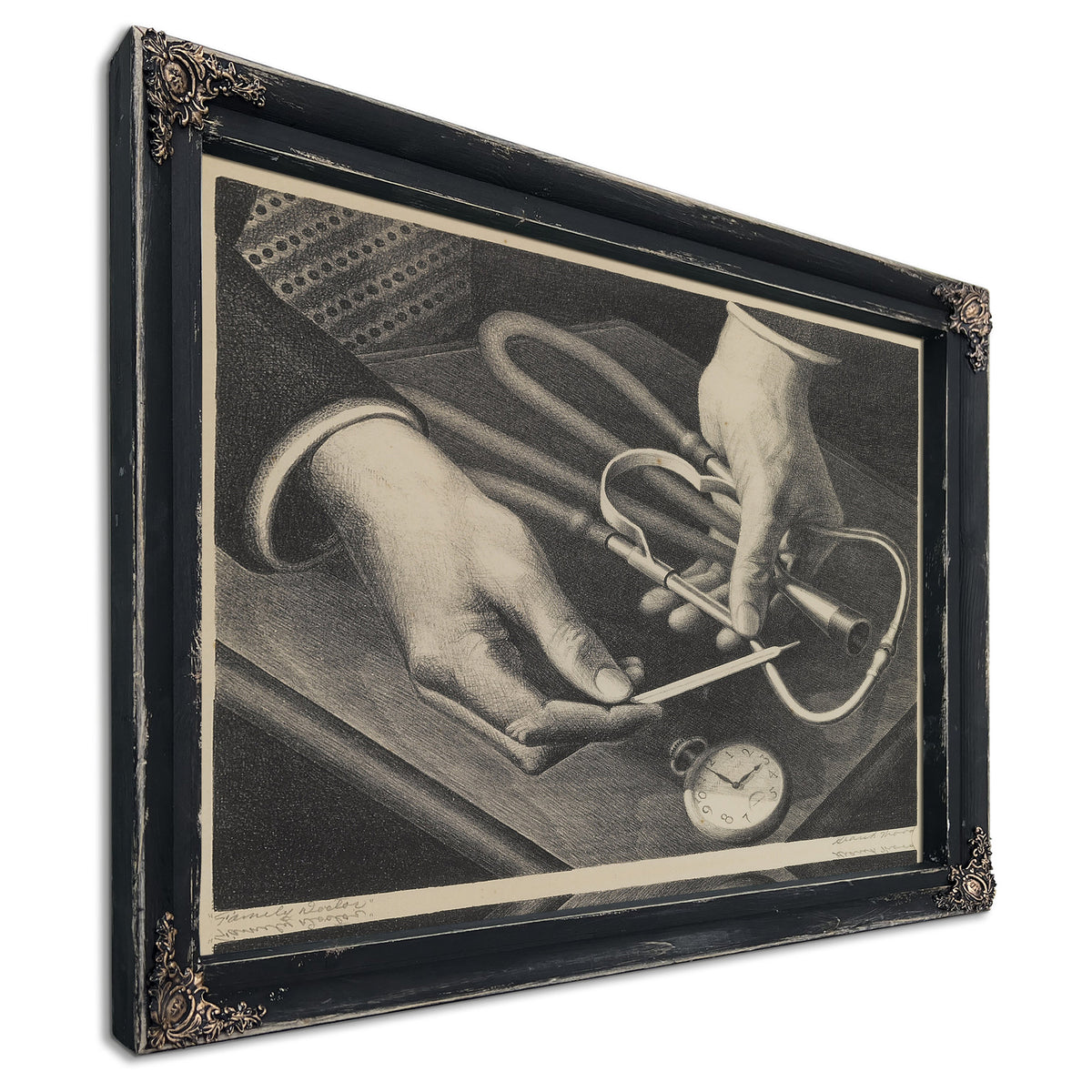 Family Doctor By Grant Wood