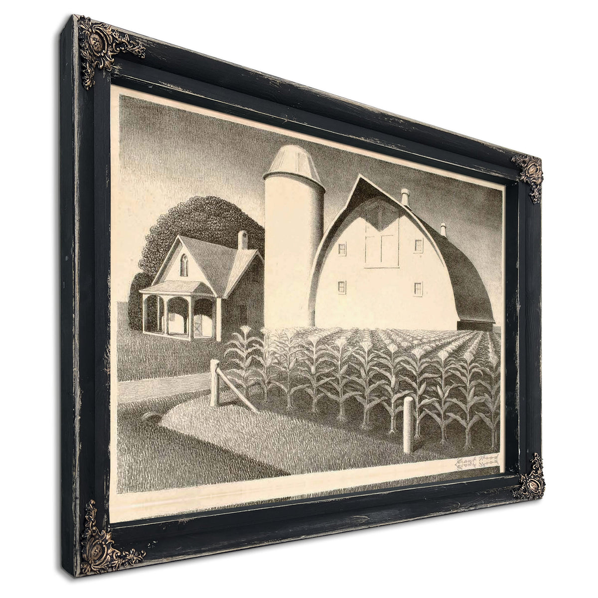 Fertility Lithograph By Grant Wood