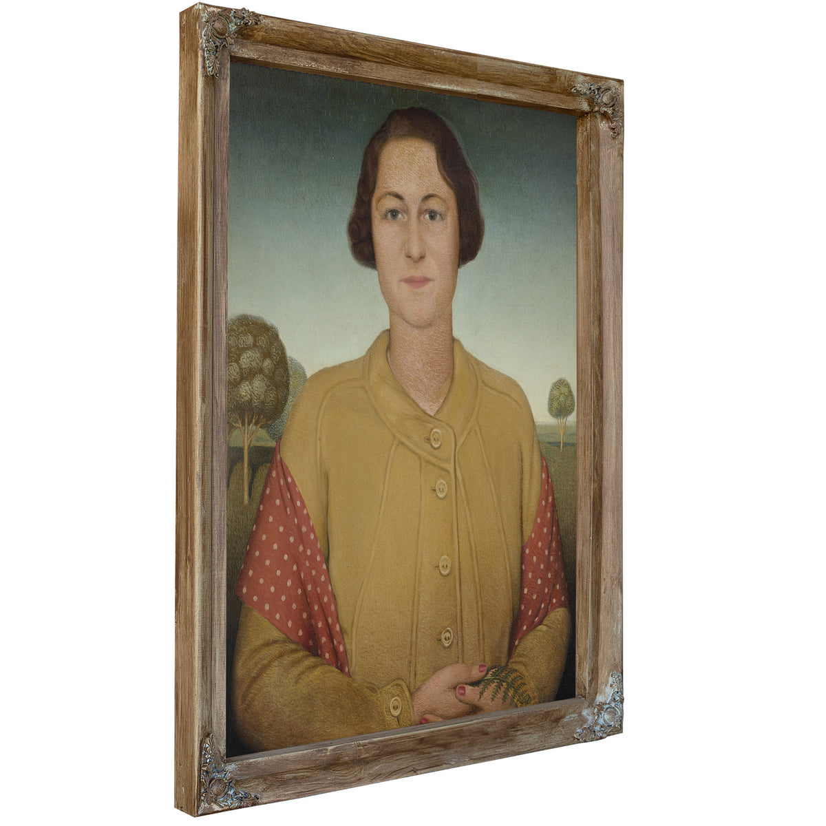 Portrait Mrs Donald Macmurray By Grant Wood