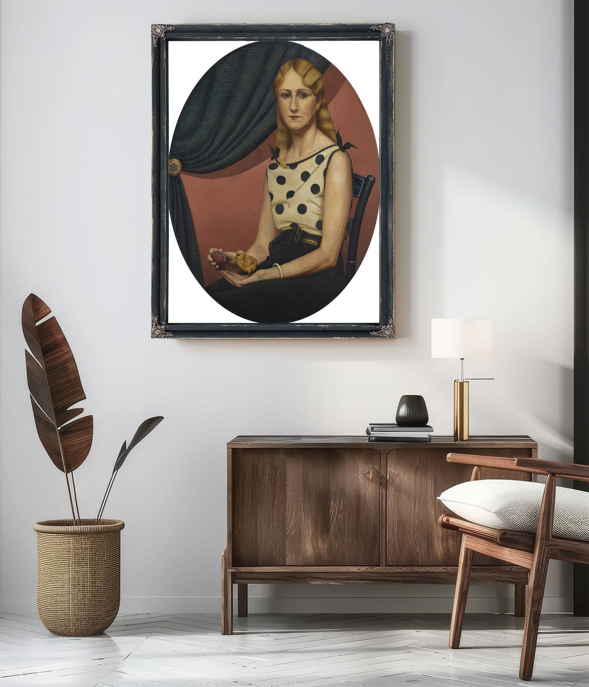 Portrait Nan 1931 By Grant Wood