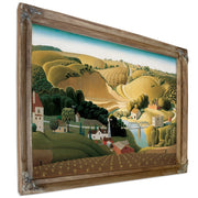 Stone City Iowa By Grant Wood