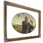 The American Golfer By Grant Wood