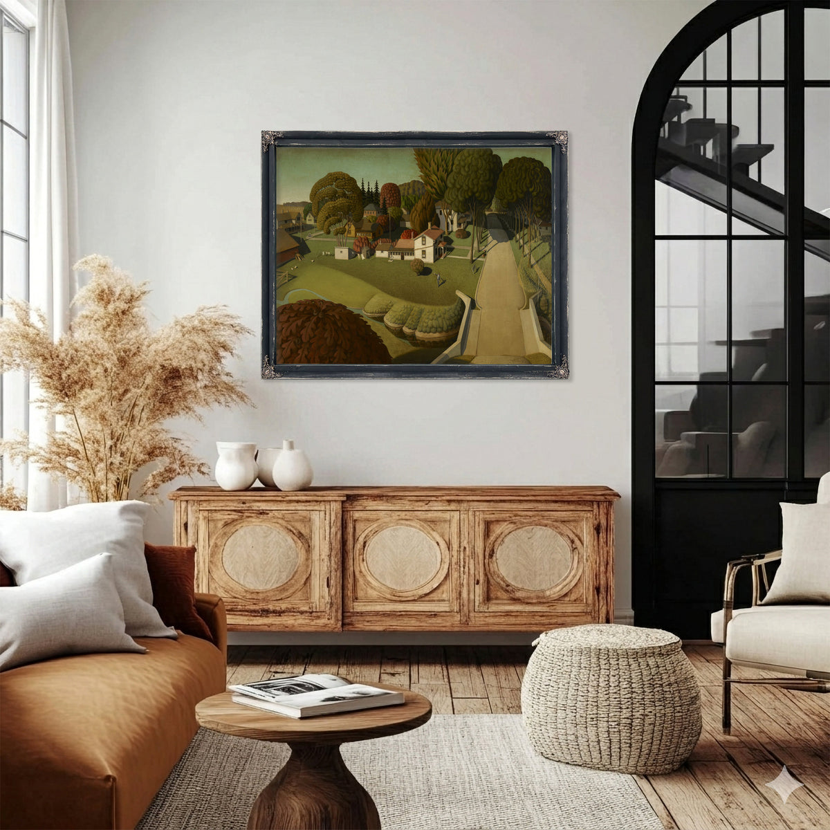 The Birthplace Herbert Hoover West By Grant Wood