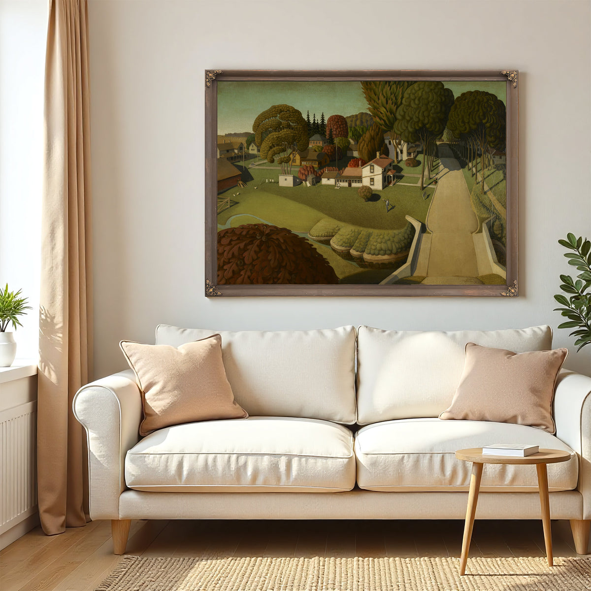The Birthplace Herbert Hoover West By Grant Wood