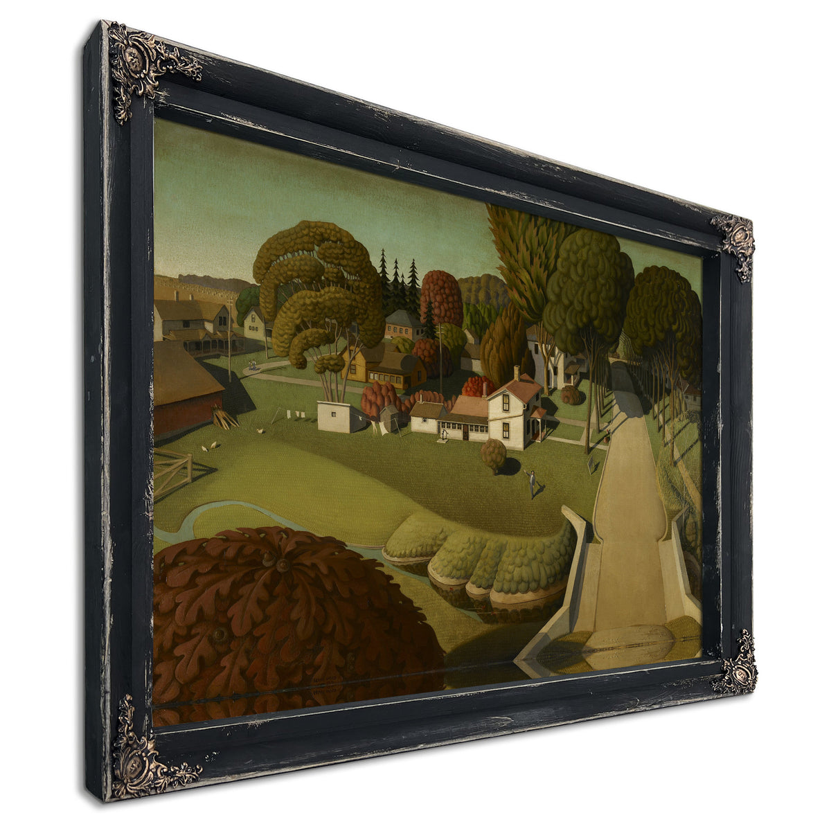 The Birthplace Herbert Hoover West By Grant Wood