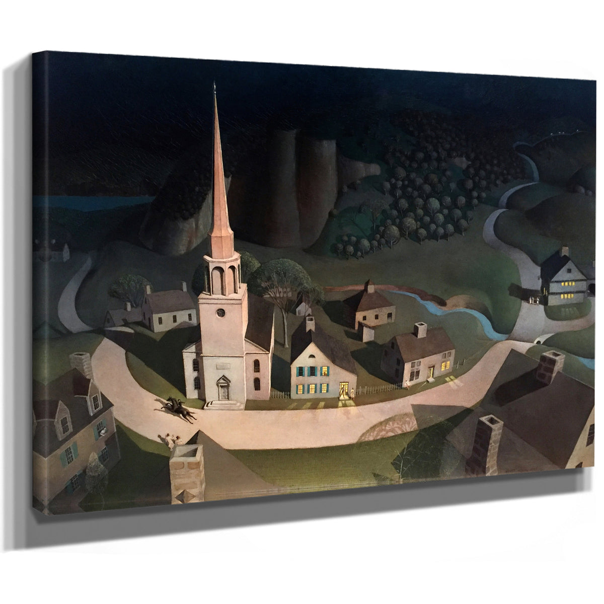 The Midnight Ride Paul Revere 1931 By Grant Wood