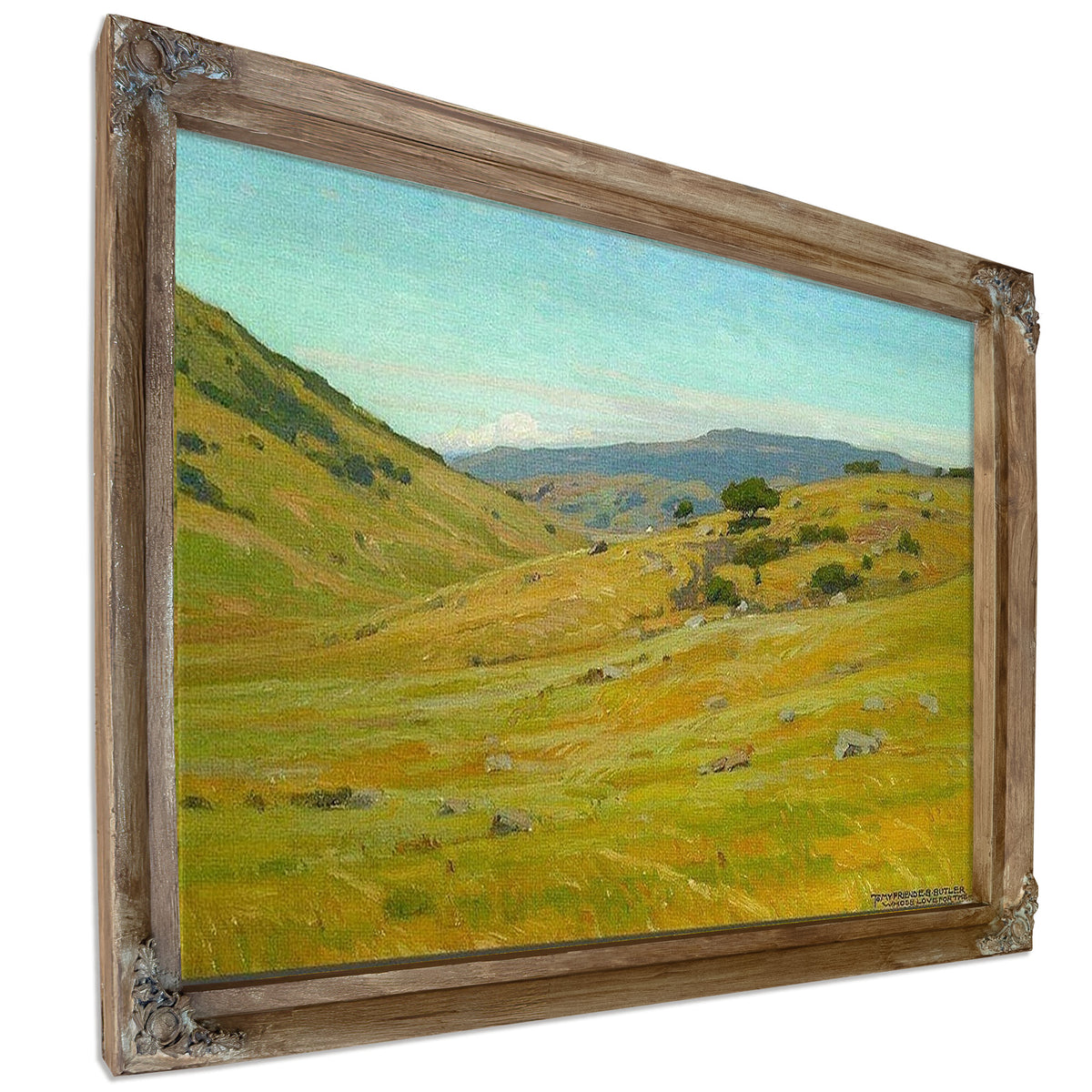 Grassy Hillsides 1915 By William Wendt