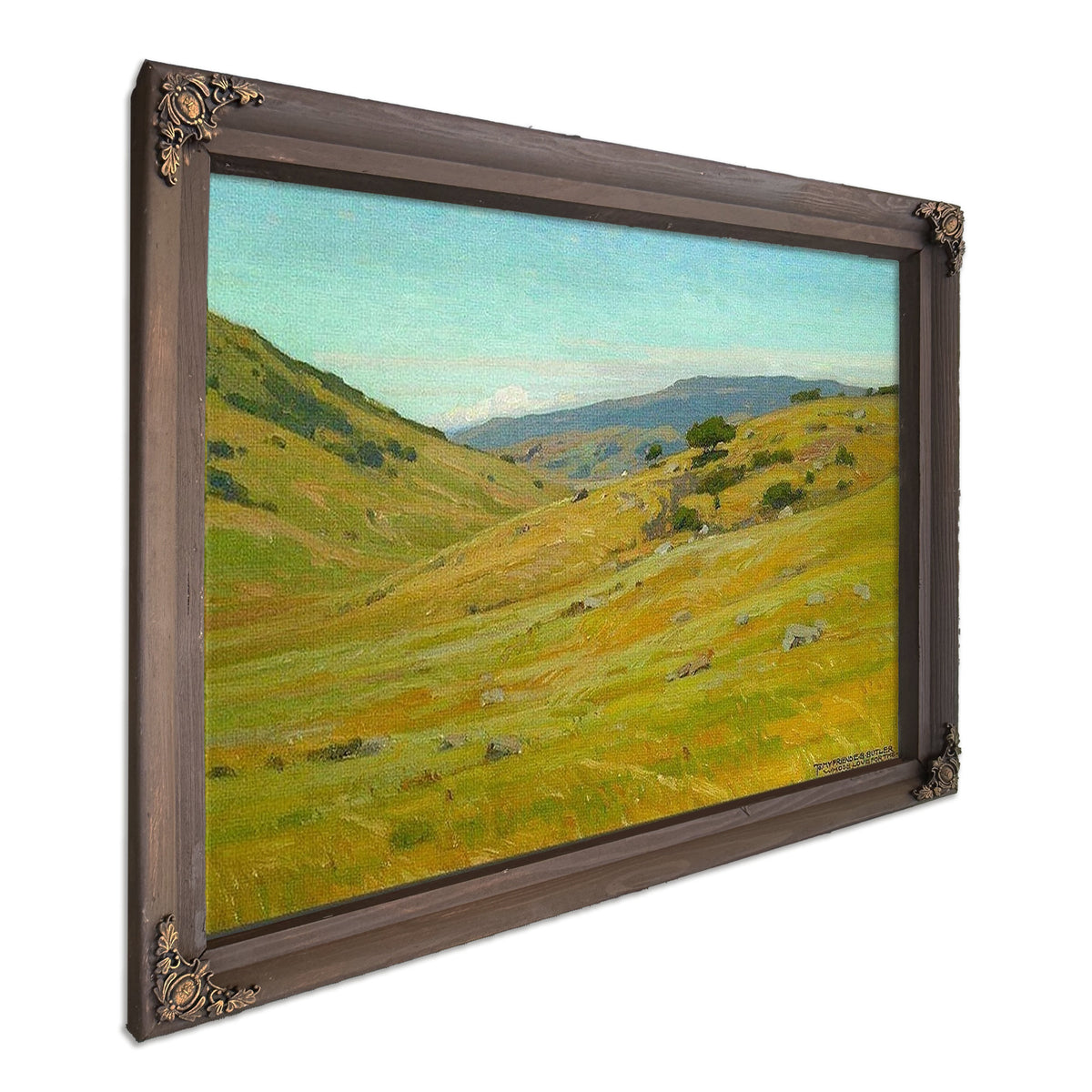 Grassy Hillsides 1915 By William Wendt