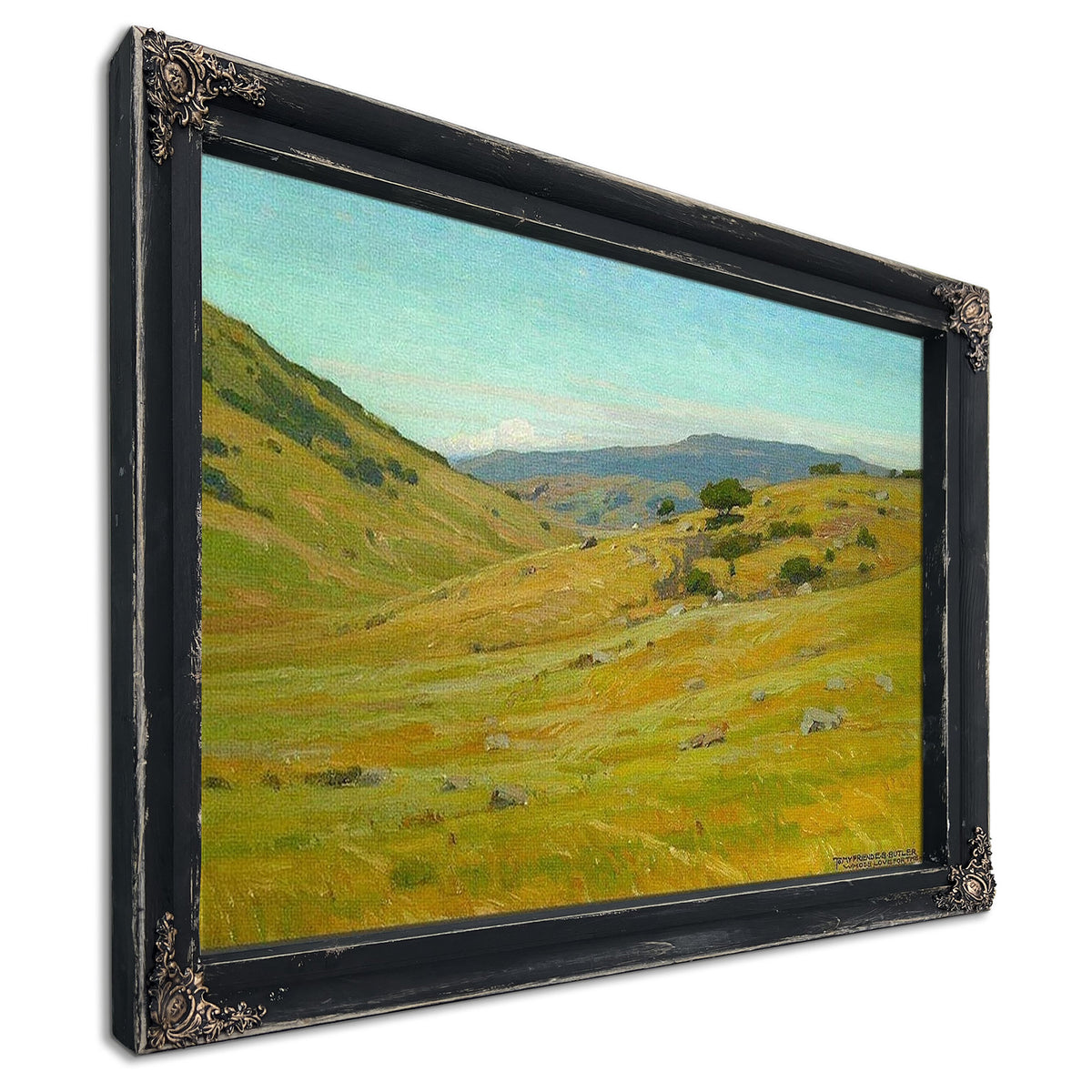 Grassy Hillsides 1915 By William Wendt