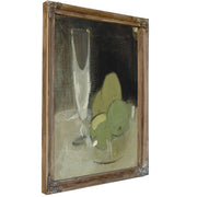 Green Apples And Champagne Glass by Helene Schjerfbeck