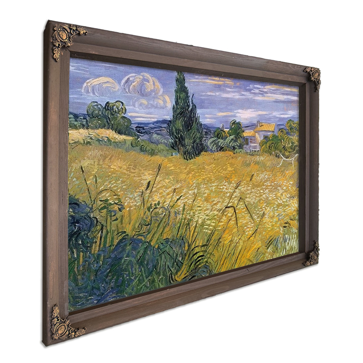 Green Wheat Field With Cypress By Vincent Van Gogh