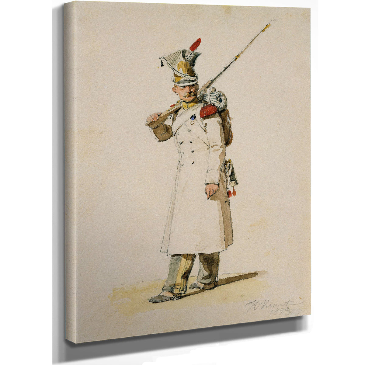 Grenadier Of The Vistula Legion by Horace Vernet