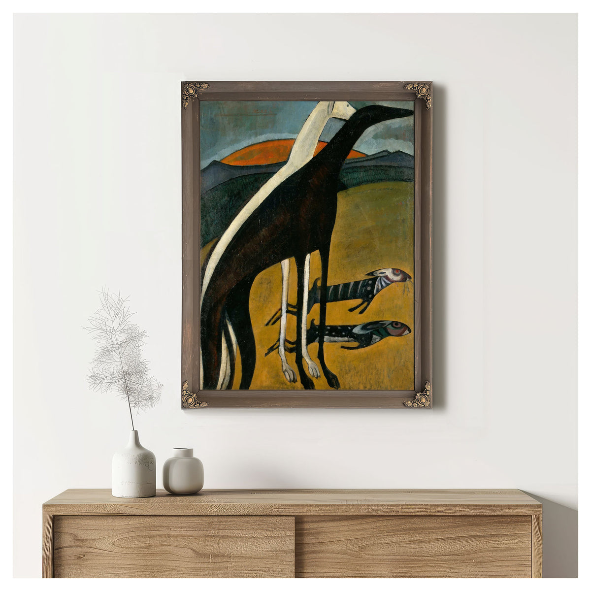 Greyhounds by Amadeo De Souza Cardoso