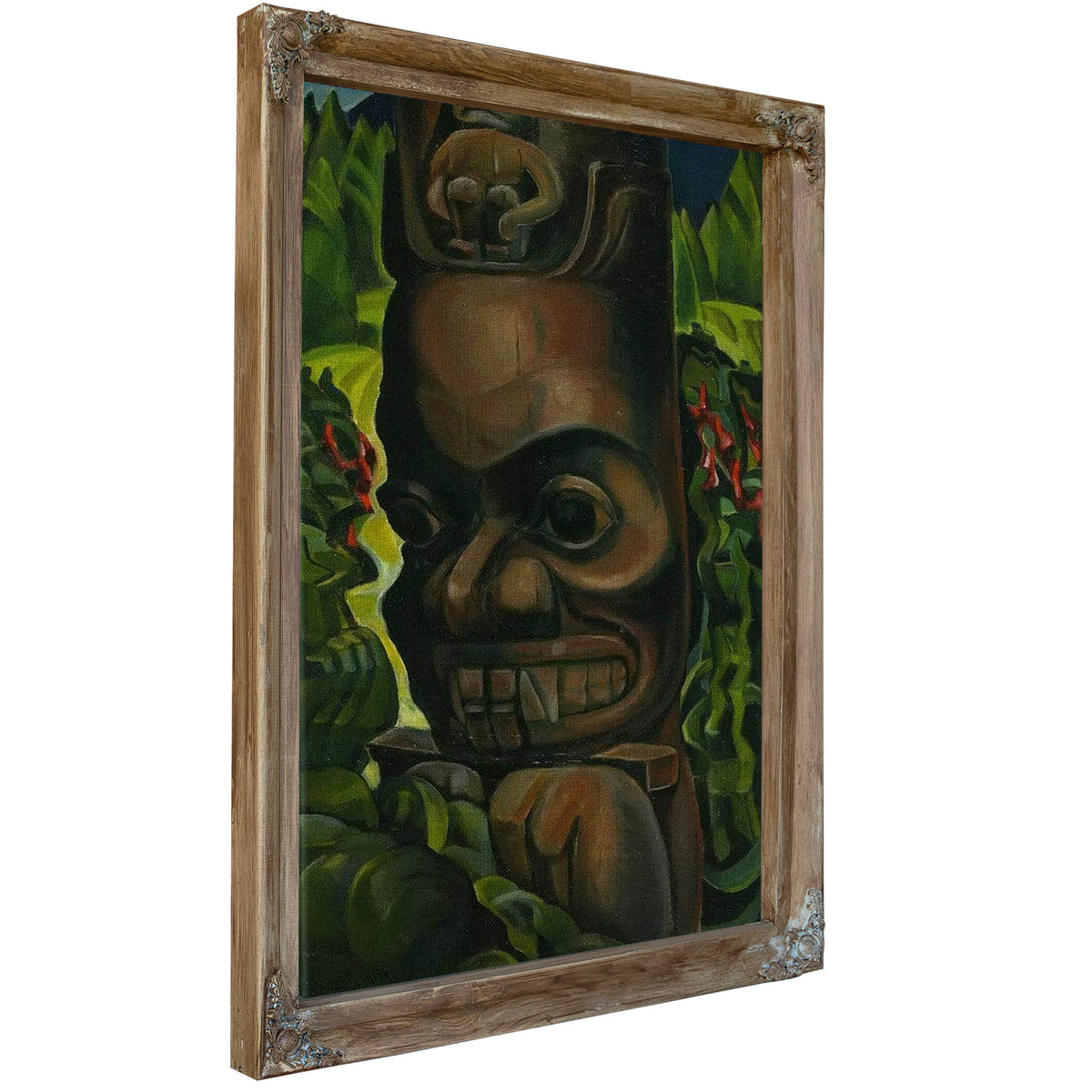 Grizzly Bear By Totem By Angidah By Nass By River By Emily Carr