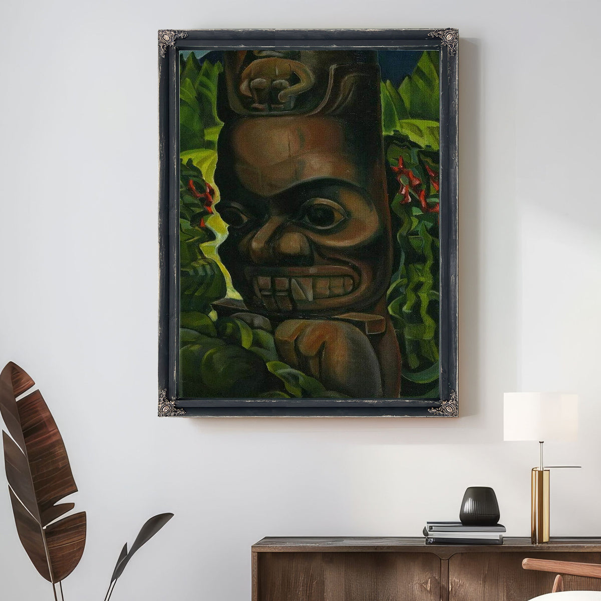 Grizzly Bear By Totem By Angidah By Nass By River By Emily Carr