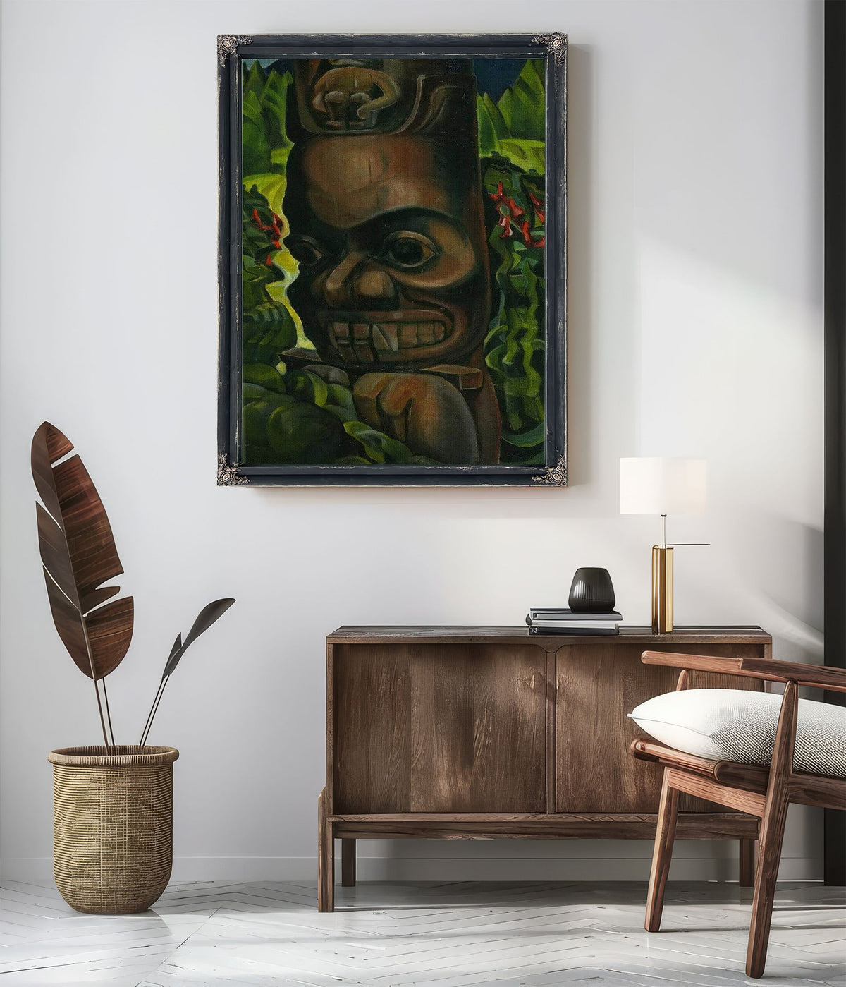 Grizzly Bear By Totem By Angidah By Nass By River By Emily Carr