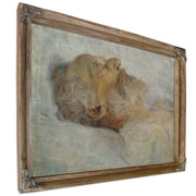 Alter Mann Auf Dem Totenbett 1899 1900 By Gustav Klimt