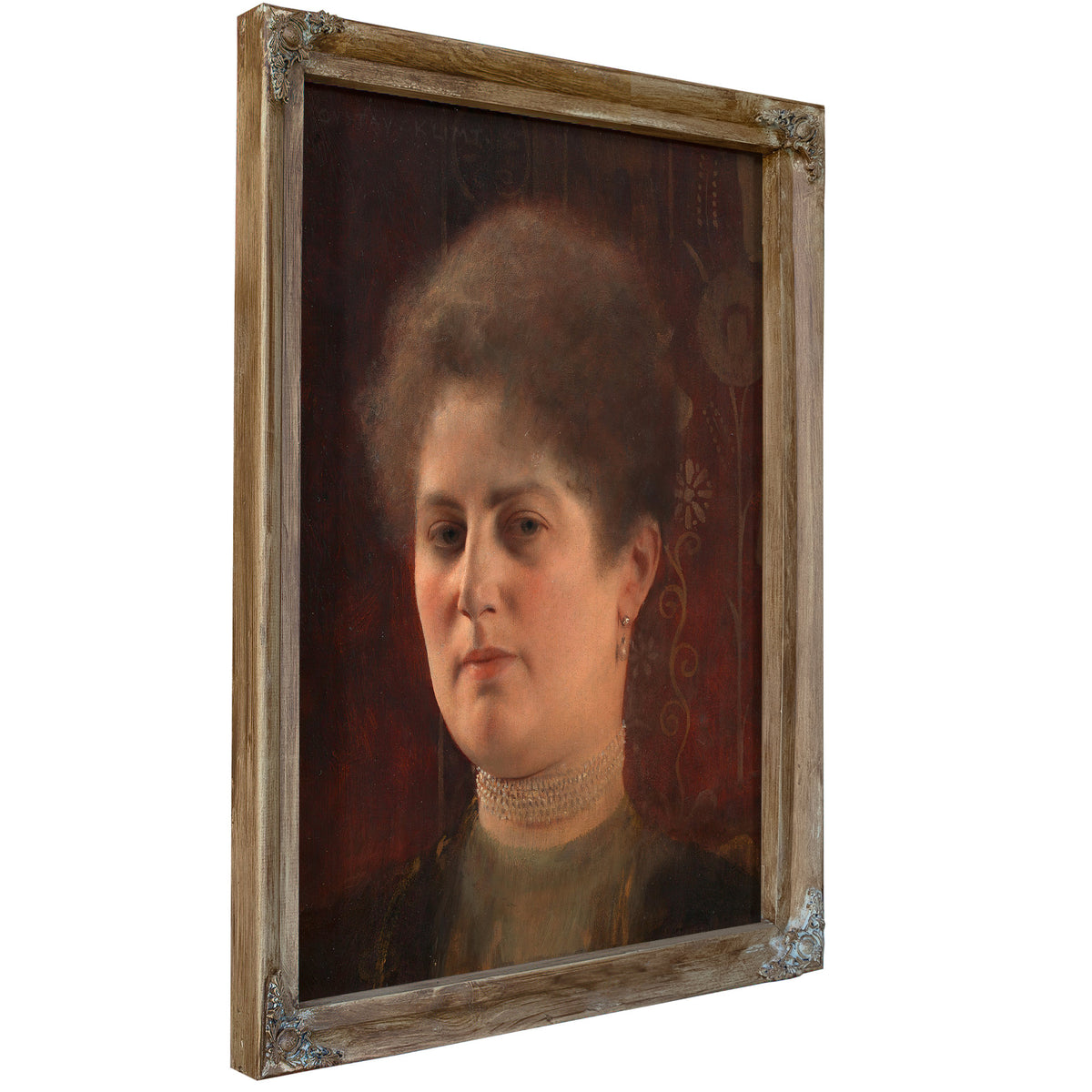 Bildnis Einer Unbekannten Frau Frau By Gustav Klimt