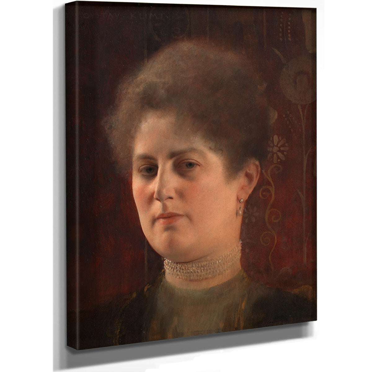 Bildnis Einer Unbekannten Frau Frau By Gustav Klimt