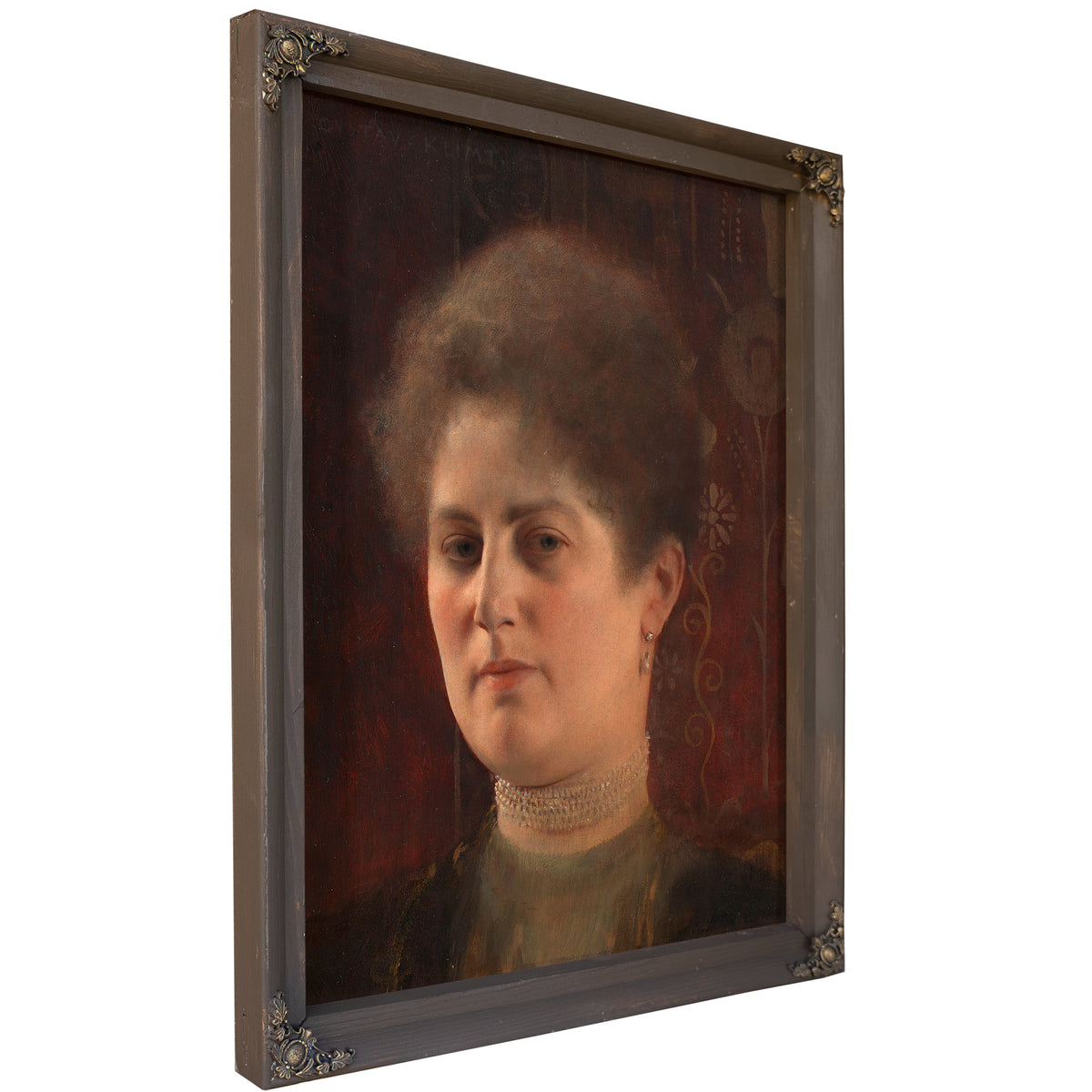 Bildnis Einer Unbekannten Frau Frau By Gustav Klimt