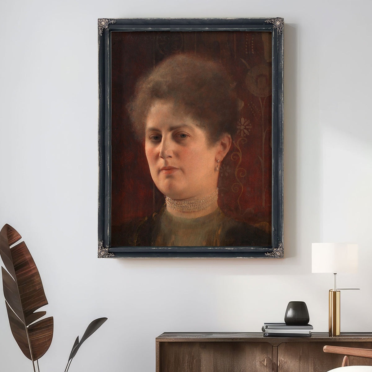Bildnis Einer Unbekannten Frau Frau By Gustav Klimt